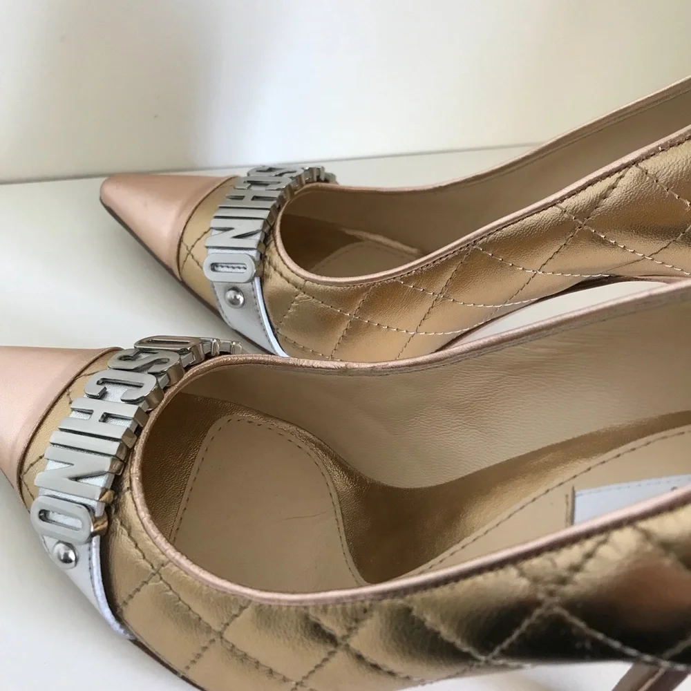 New Moschino Quilted Pumps